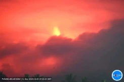 Gunung Ibu di Halmahera Barat Erupsi, Radius Bahaya Sektoral Berubah